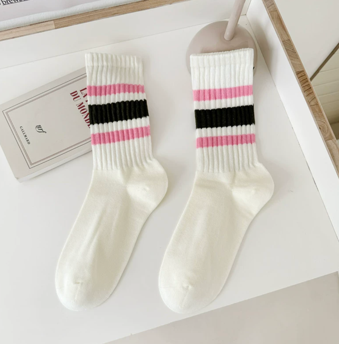 Retro Striped Socks