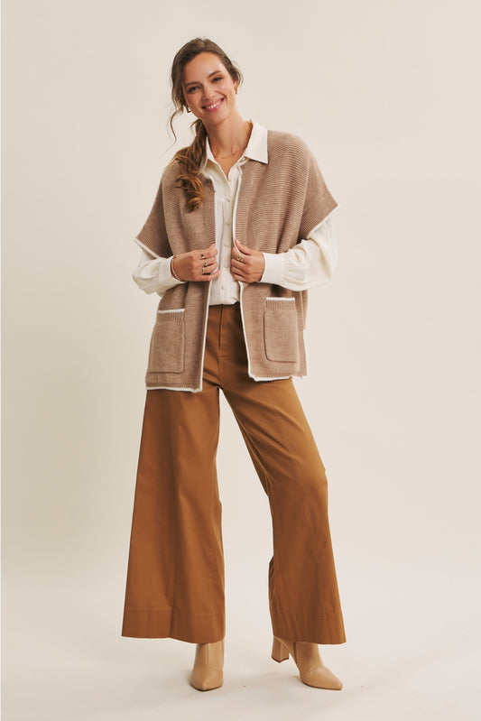 Amelia Open Front Sweater Poncho