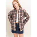 Celo Plaid Button Up