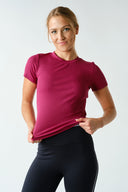 Essential Short Sleeve Ribbed Top