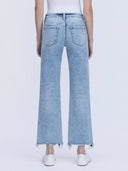 Maya Uneven Hem Wide Leg Jeans