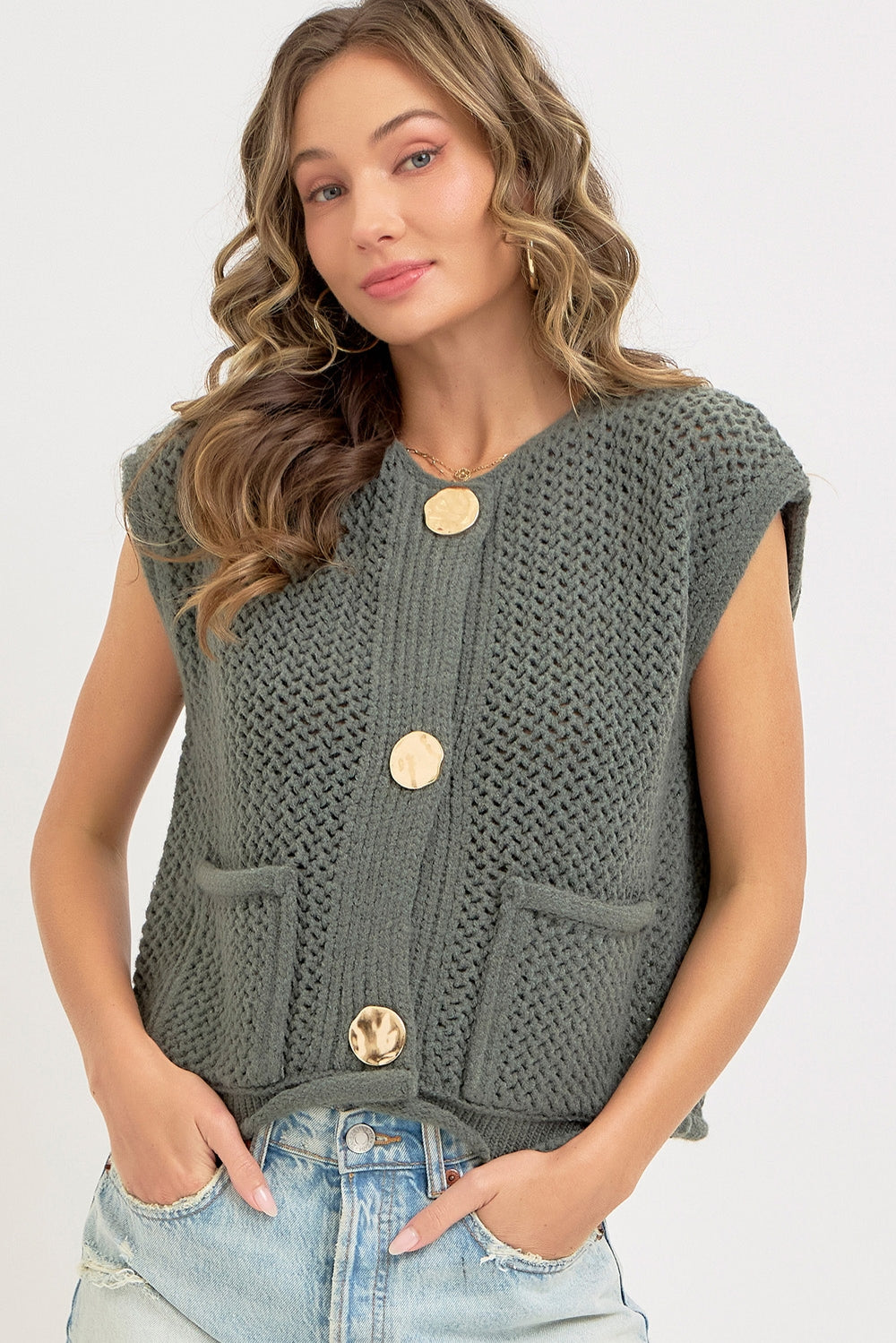 Ameila Sleeveless Sweater