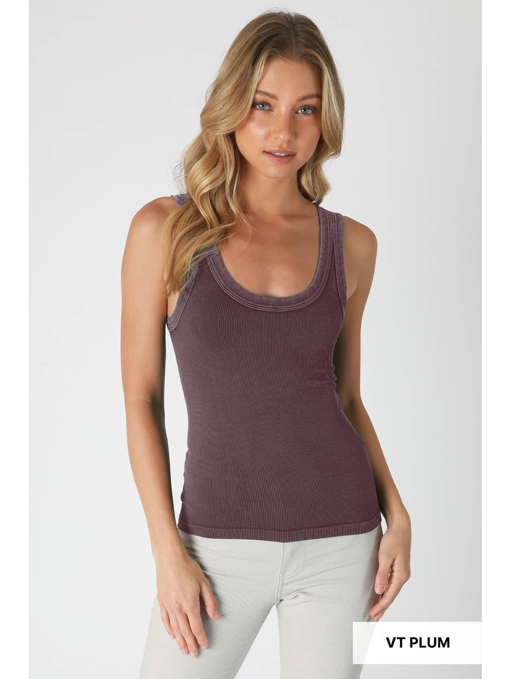 Vintage Reversible Ribbed Tank