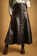 Sienna Button Front Maxi Skirt