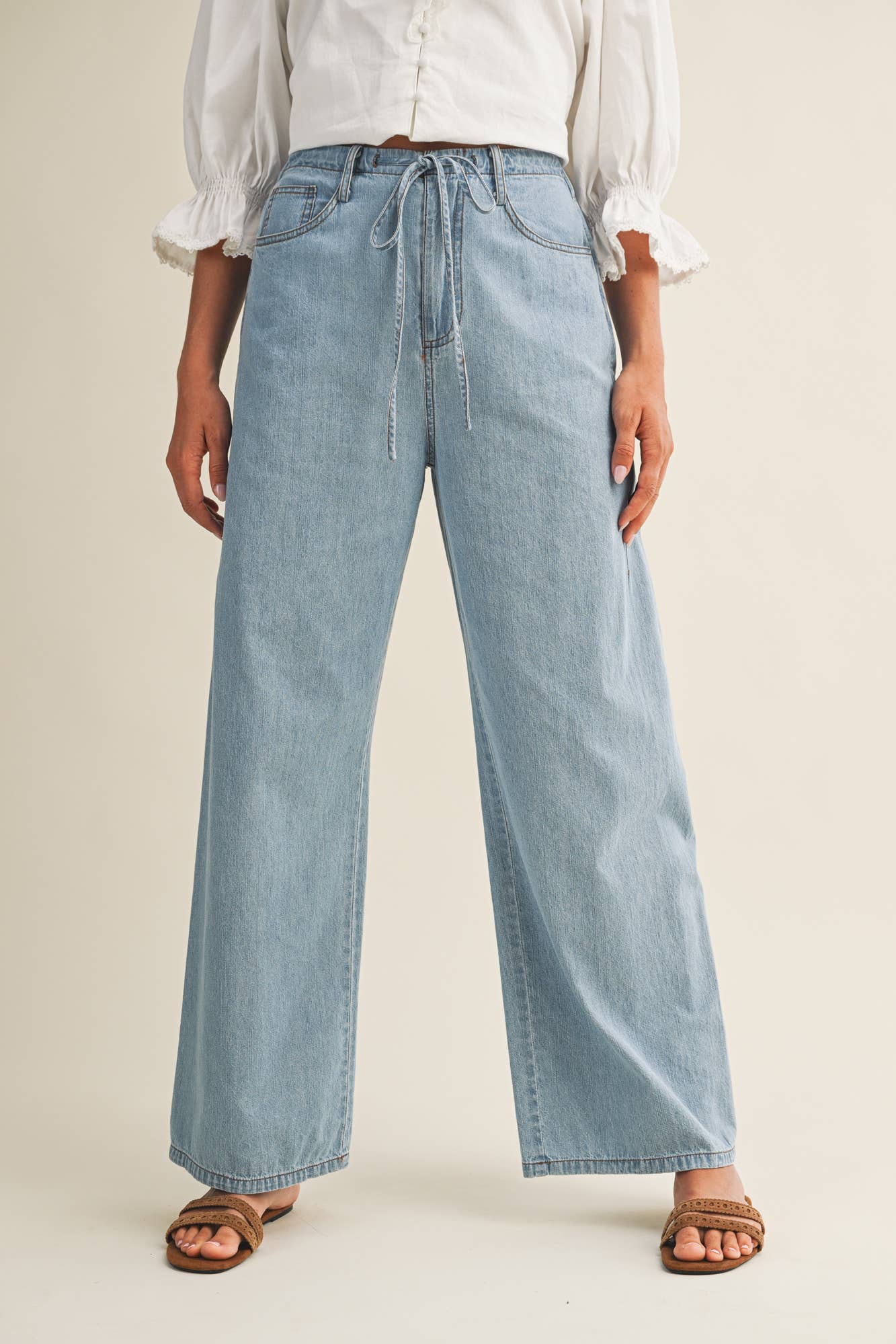 Marlie Relaxed Denim Pants