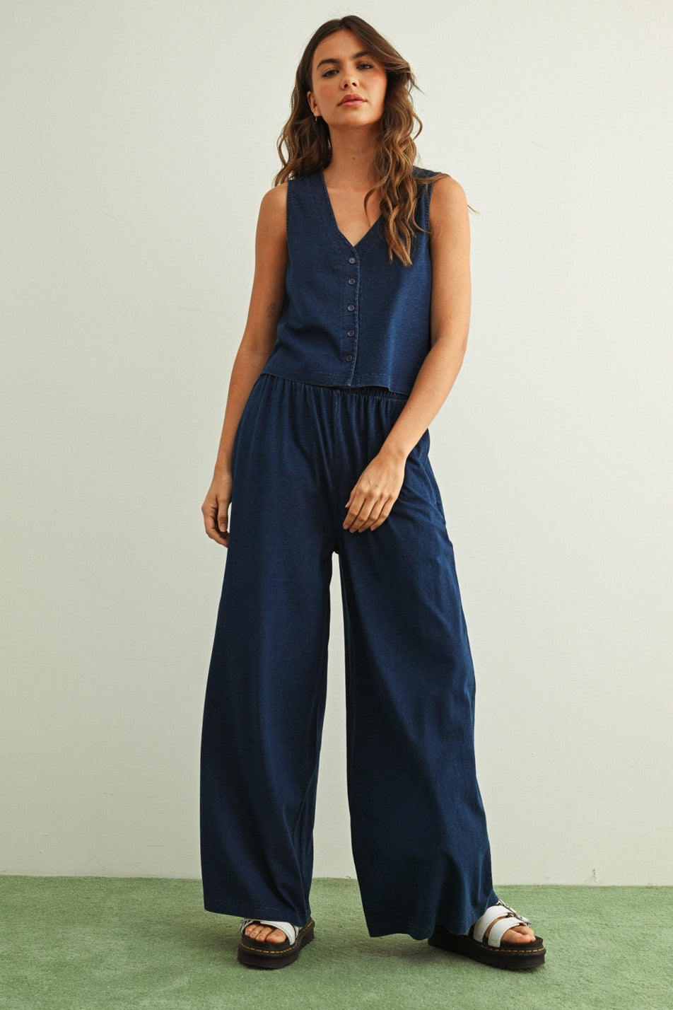 Washed Knit Top