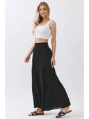 Sage Flowy Smocked Waist Pants