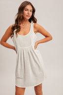 Haylee Scoop Neck Mini Dress