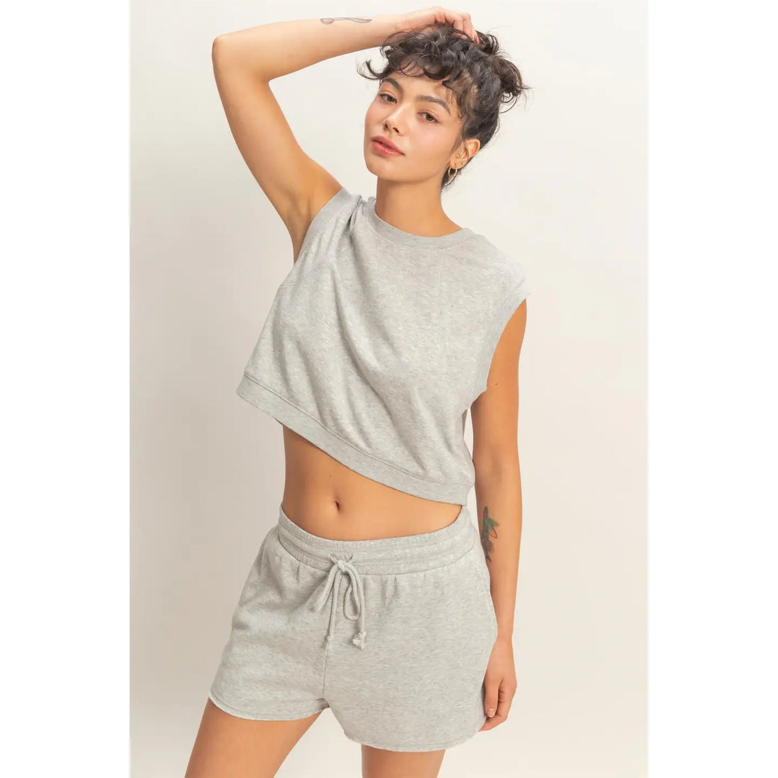 Burnout French Terry Shorts Set