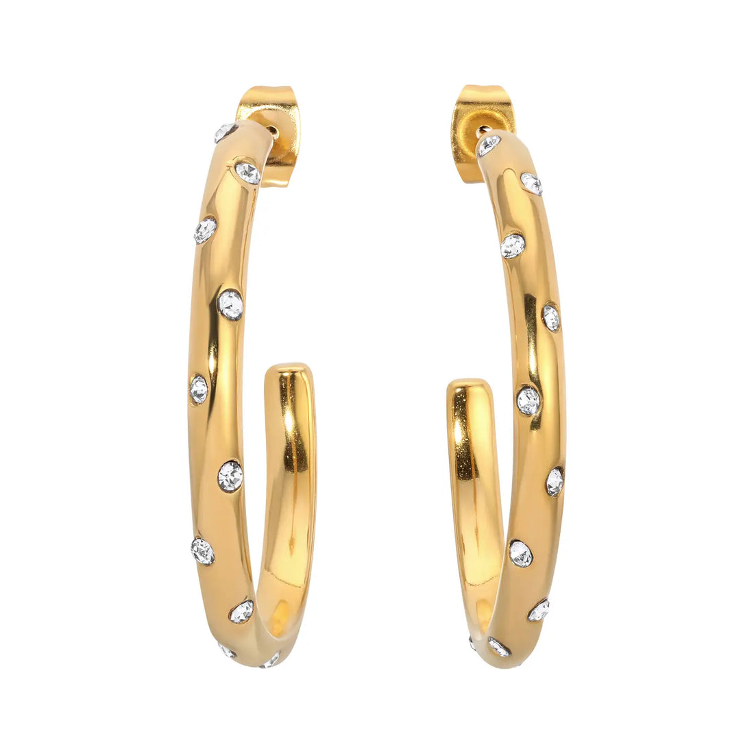 Heidi Thin Hoop Earrings