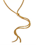 Lainey Herringbone Necklace