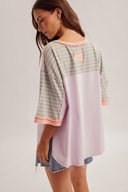 Finely Oversized Patch Tee
