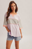 Finely Oversized Patch Tee