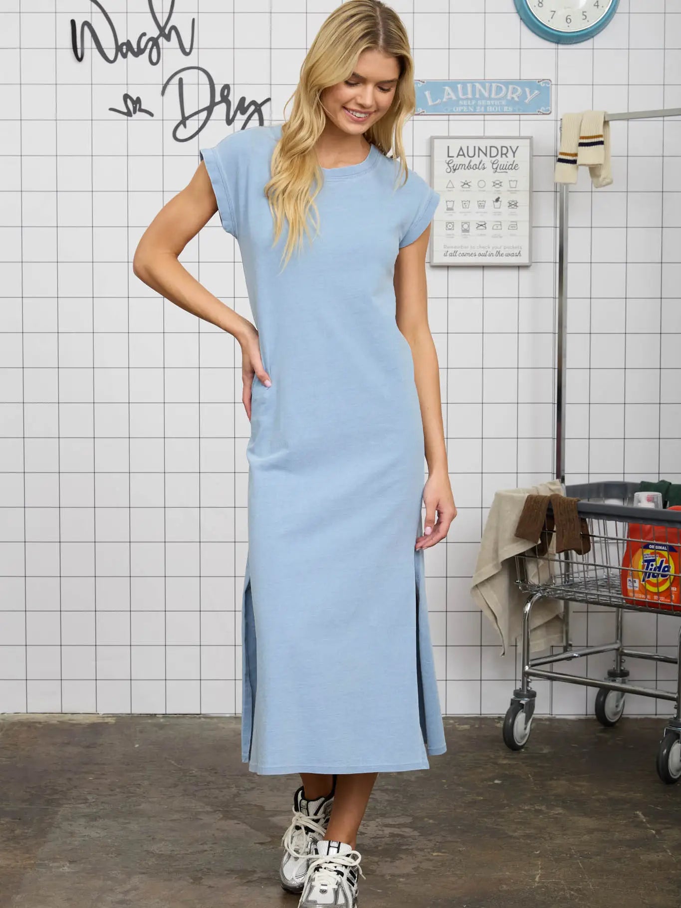 Tara Tee shirt midi  Dress