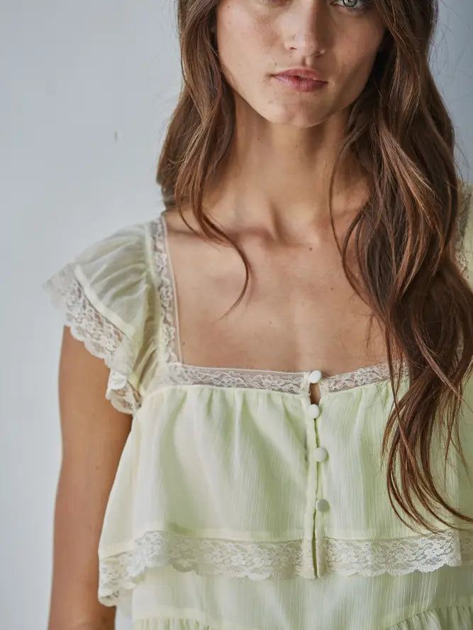 Presley Linen Top