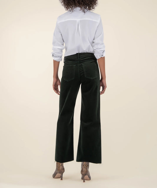 Meg High Rise Wide Leg Raw Hem