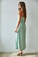 Teagan Strapless Flare Jumpsuit