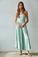 Teagan Strapless Flare Jumpsuit