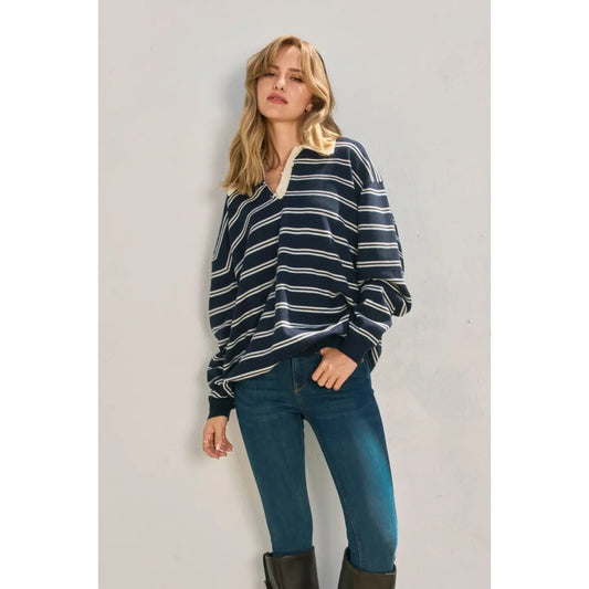 Ryanne Collared Button Sweater