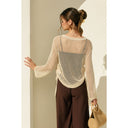 Open Knitted Sweater Coverup