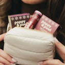 Poppy and Pout Puffer Bag Gift Set