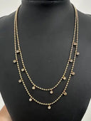 Robyn Double Strand Bead Necklace