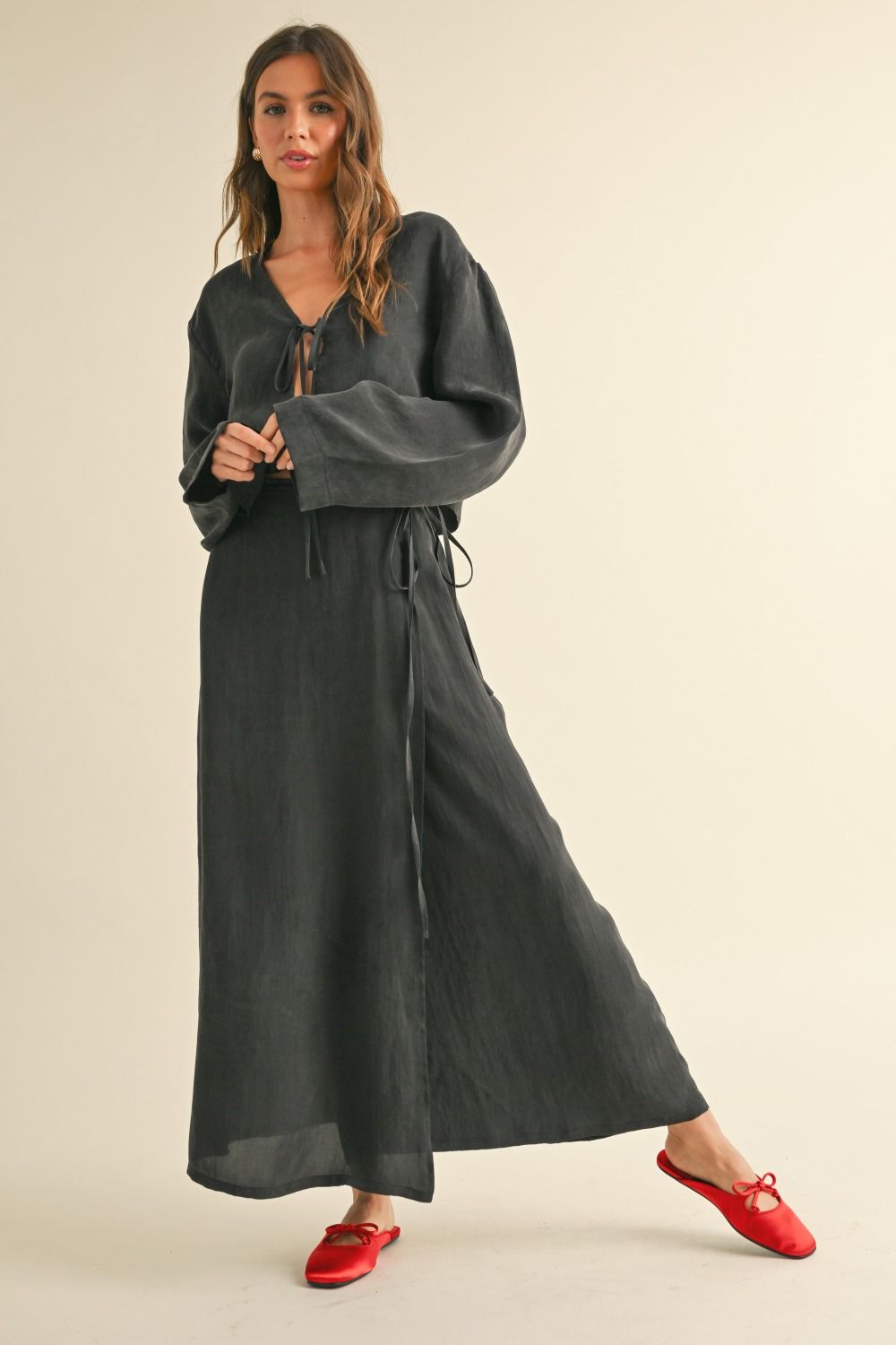 Anabela's Long Wrap Skirt