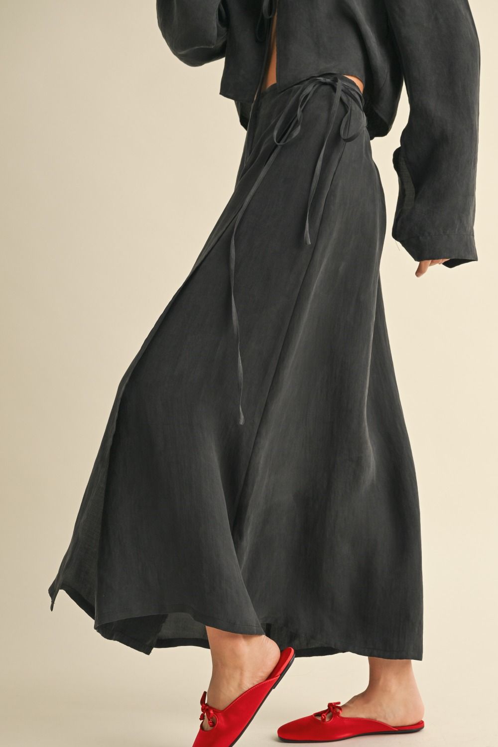 Anabela's Long Wrap Skirt