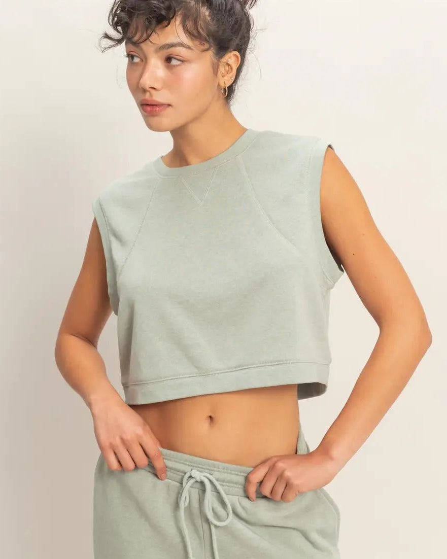 Burnout French Terry Shorts Set
