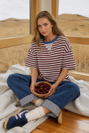 Juniper Colorblock Stripe Tee