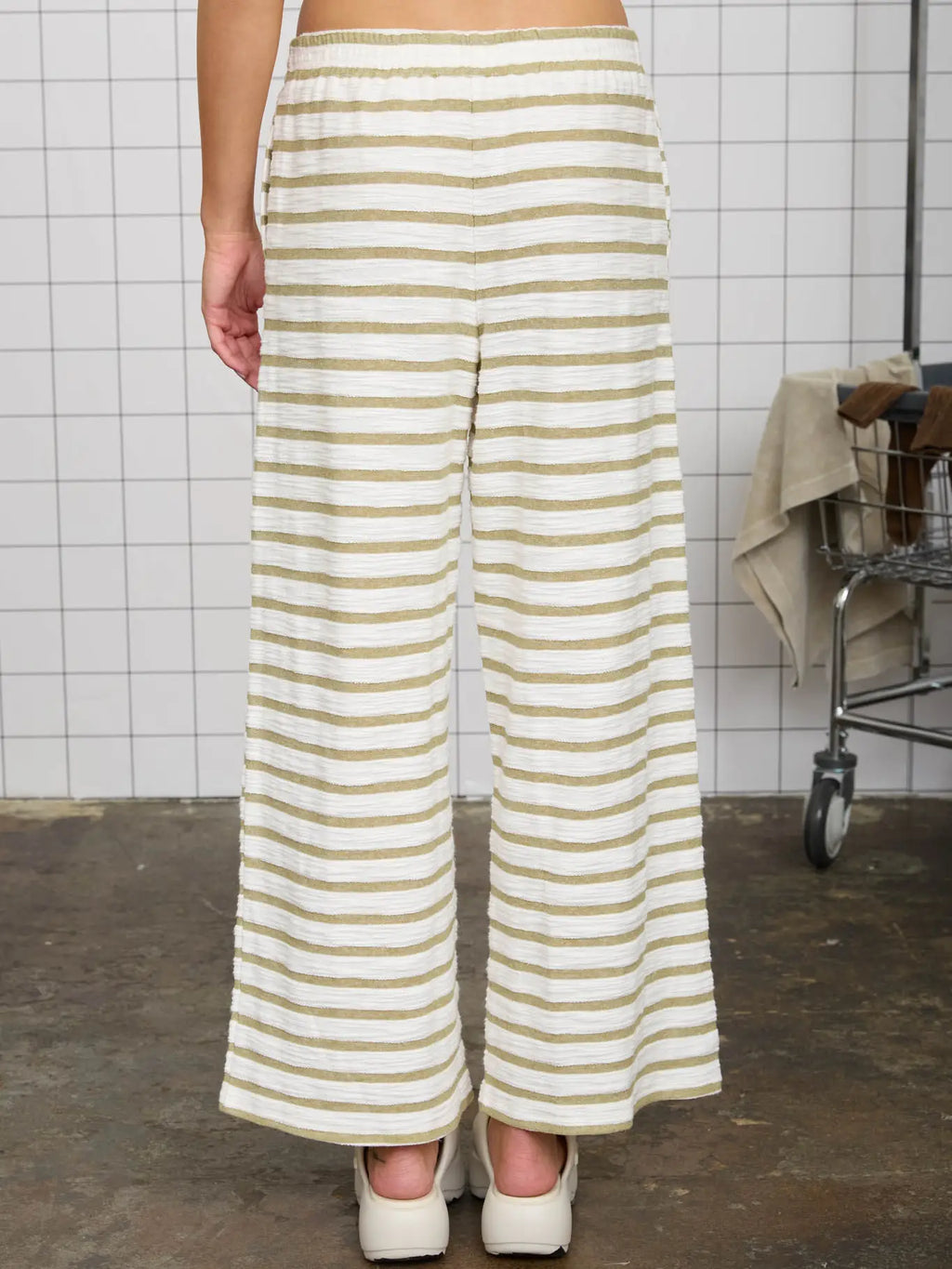 Skyler Stripe Wide leg pants