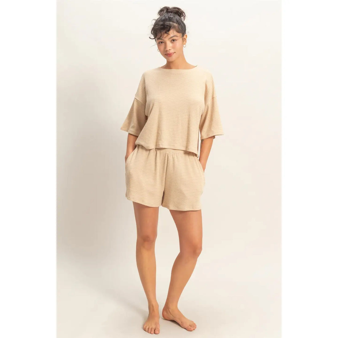 The Millie Striped Shorts Set