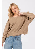 Tenille Round Neck Sweatshirt