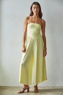 Teagan Strapless Flare Jumpsuit